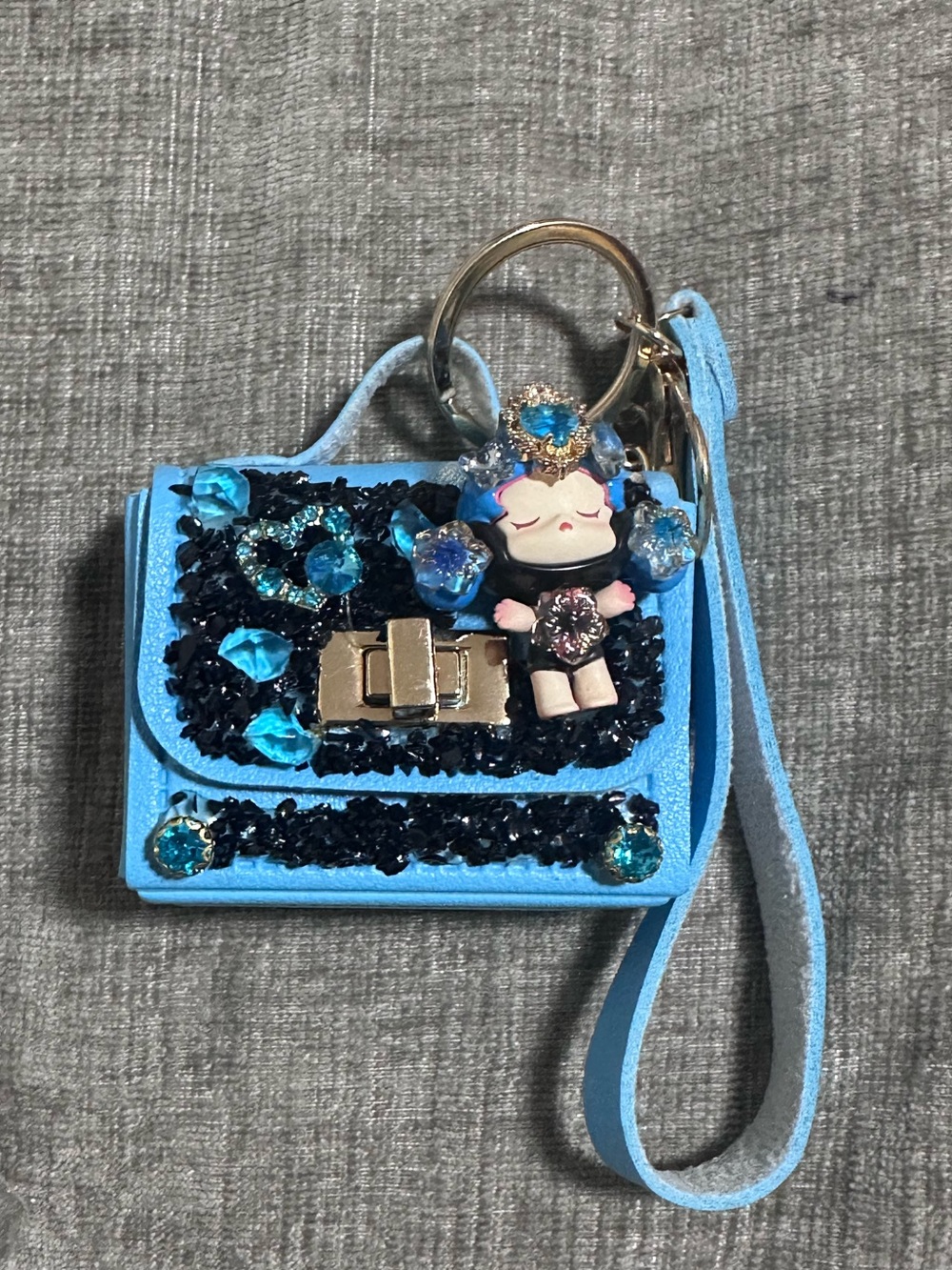 SkullPanda Mini Bag Keychain - Customized